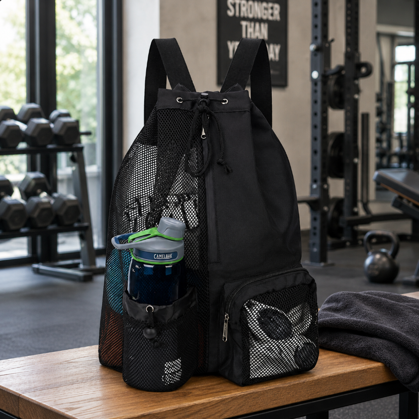Drawstring Gym Bag - Drawstring Beach Storage Bag Men Women