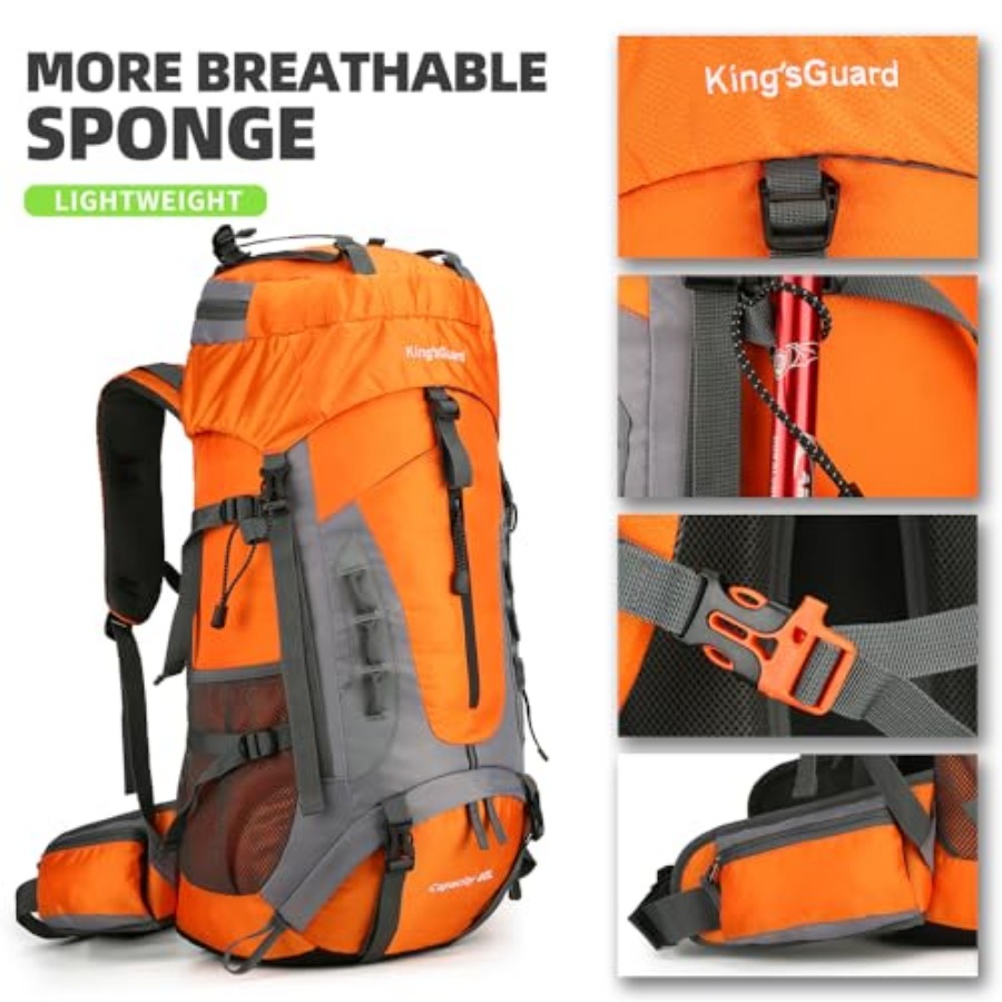 60L Hiking Backpack for Men an - Hiking Backpack Waterproof incelemesi ve fiyatı