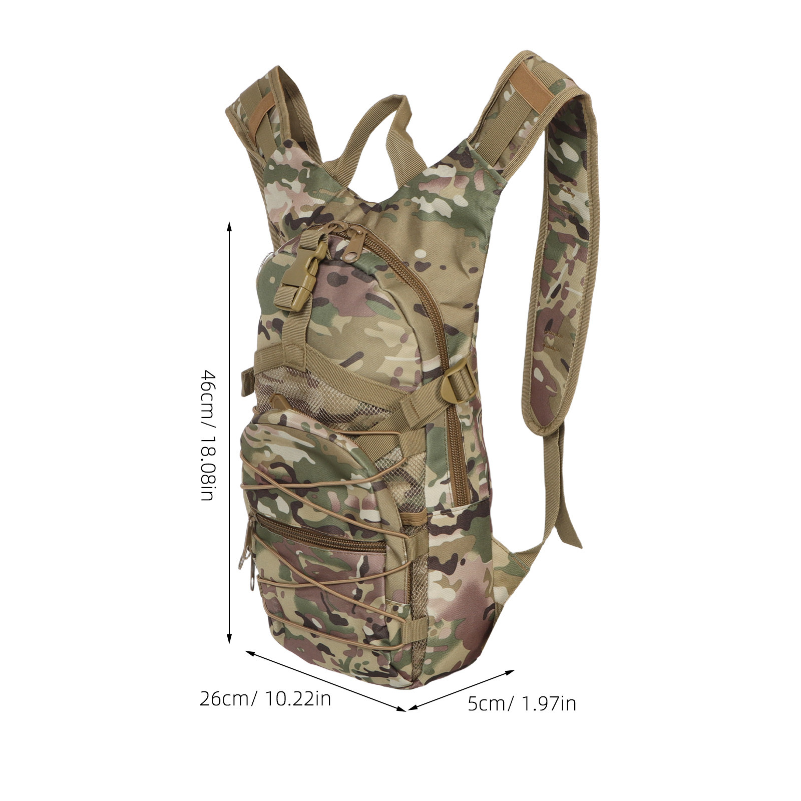 Military Style Camouflage Back - Rucksack Military Style incelemesi ve fiyatı