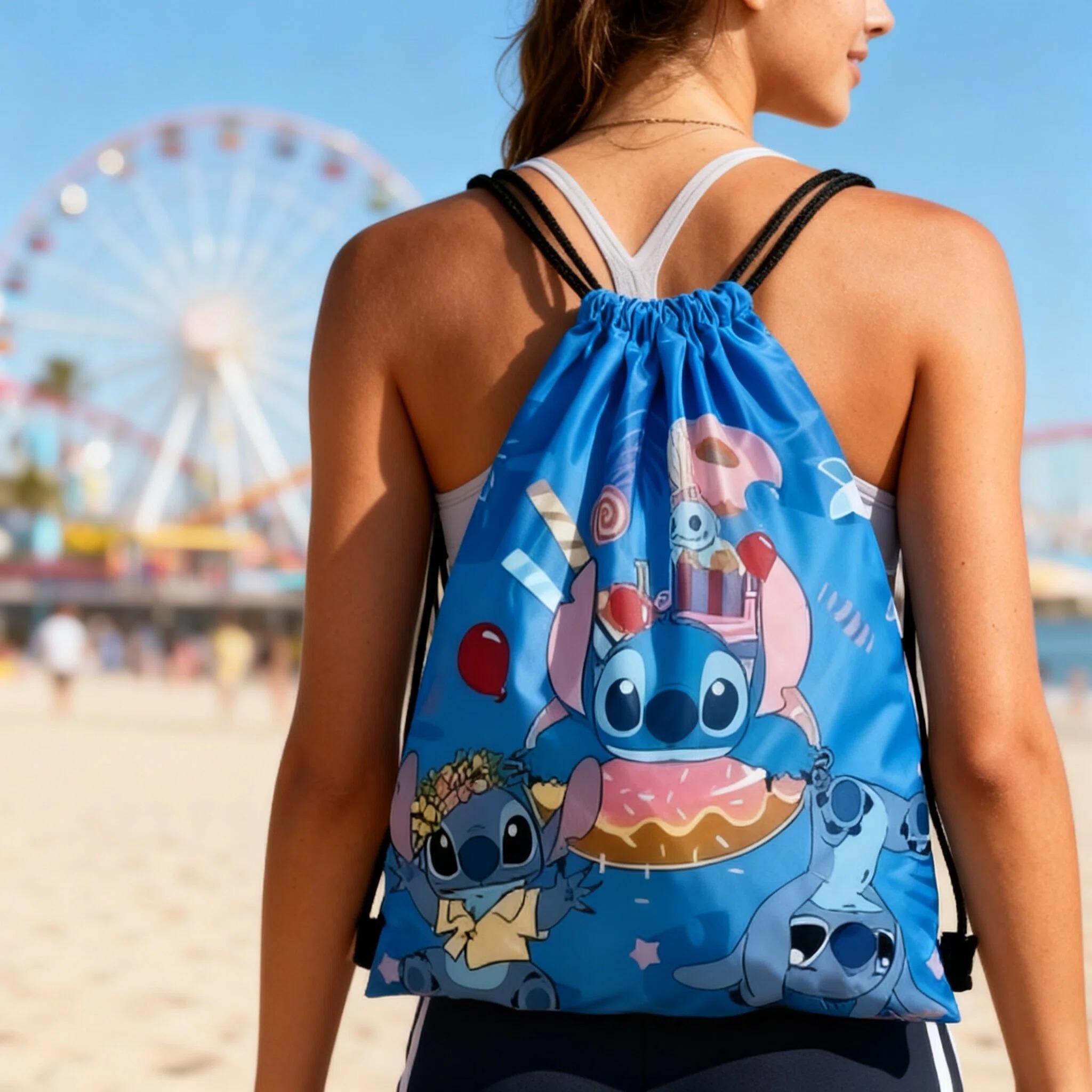 Disney Stitch Storage Bags Set - Drawstring Gym Bag incelemesi ve fiyatı