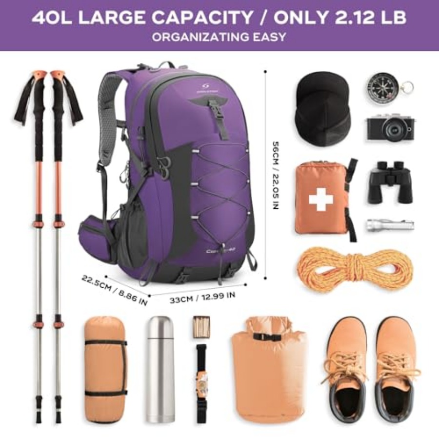 Hiking Backpack, Camping Backp - Hiking Backpack Waterproof incelemesi ve fiyatı