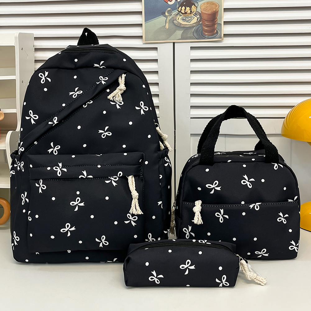 3pcs Bow Tie College School Ba - School Backpack Teen incelemesi ve fiyatı