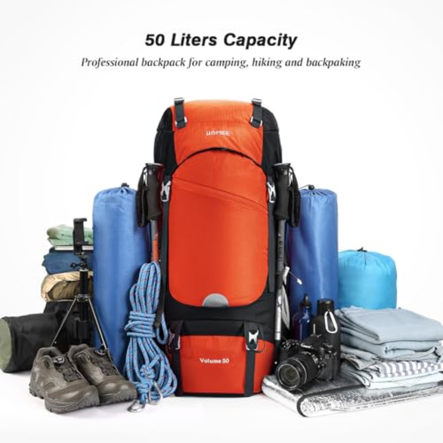 50L Hiking Backpack Travel Bag - Hiking Backpack Waterproof incelemesi ve fiyatı