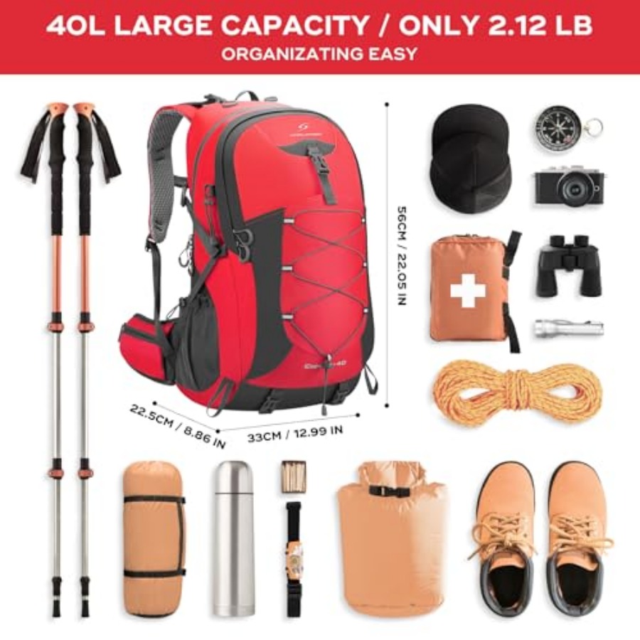 Hiking Backpack, Camping Backp - Hiking Backpack Waterproof incelemesi ve fiyatı