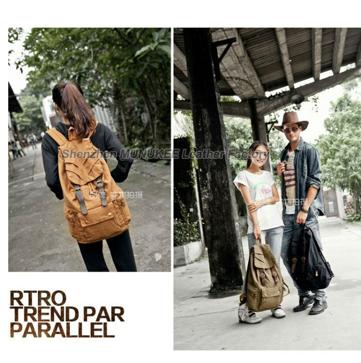 Fashion New Military Canvas Ba - Rucksack Military Style incelemesi ve fiyatı