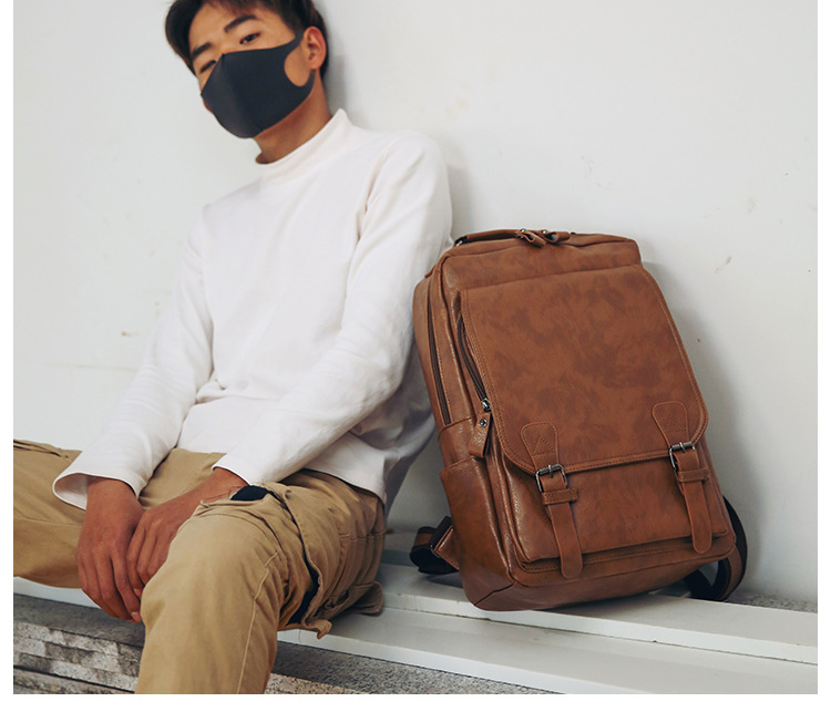 Custom Logo Pu Backpack For Me - Business Backpack Brief incelemesi ve fiyatı