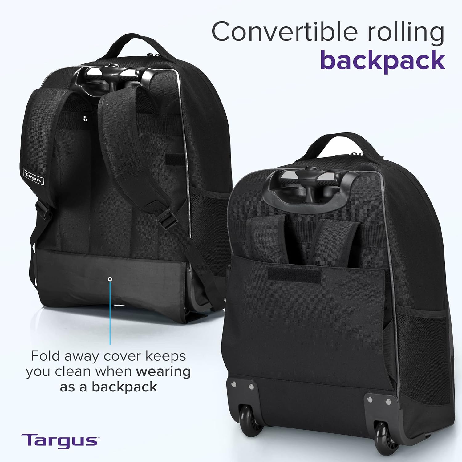 16 Inch Rolling Backpack with  - Laptop Sleeve Removable incelemesi ve fiyatı