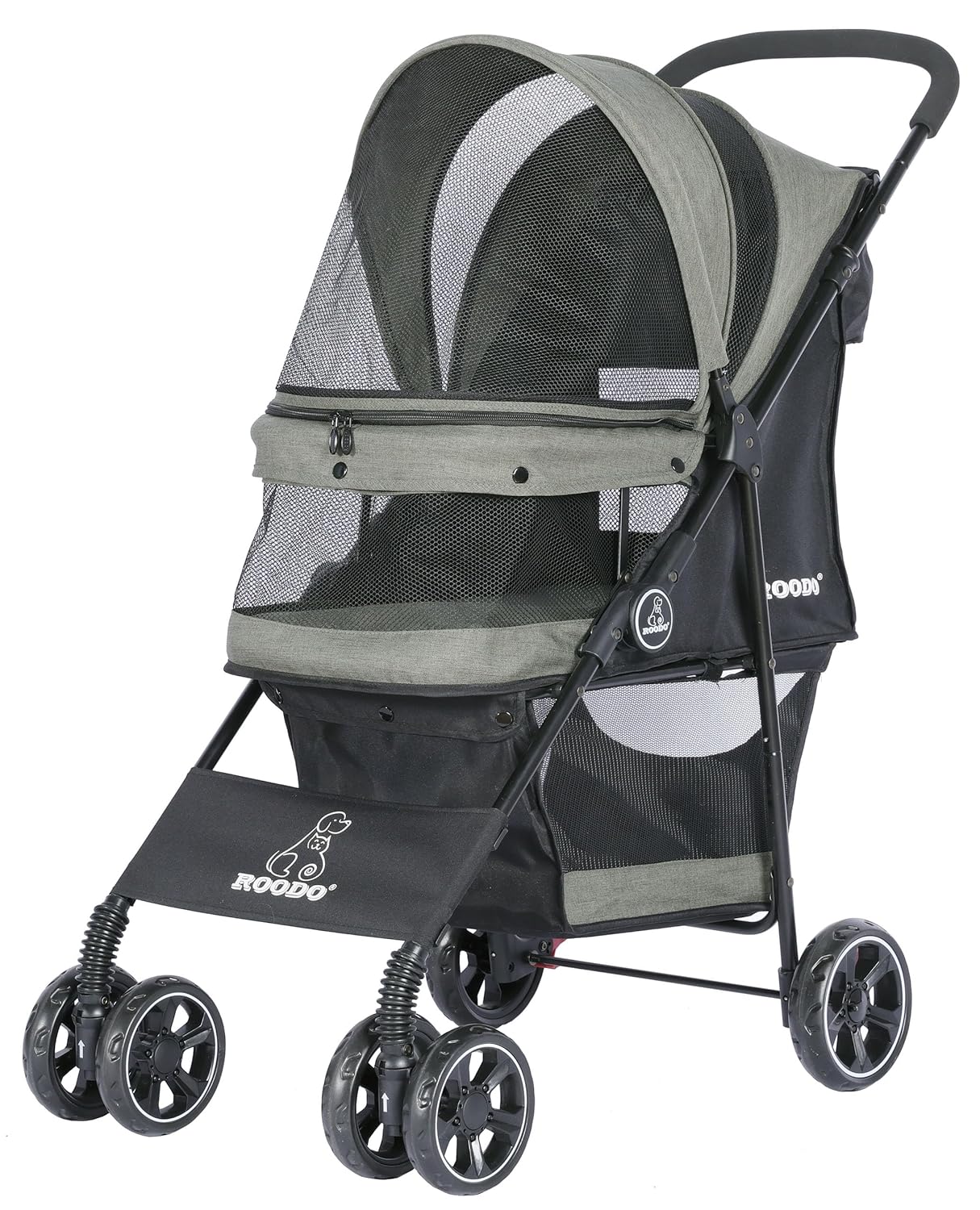 4 Wheel Dog Cat Pet Stroller,  - Foldable Backpack Small incelemesi ve fiyatı