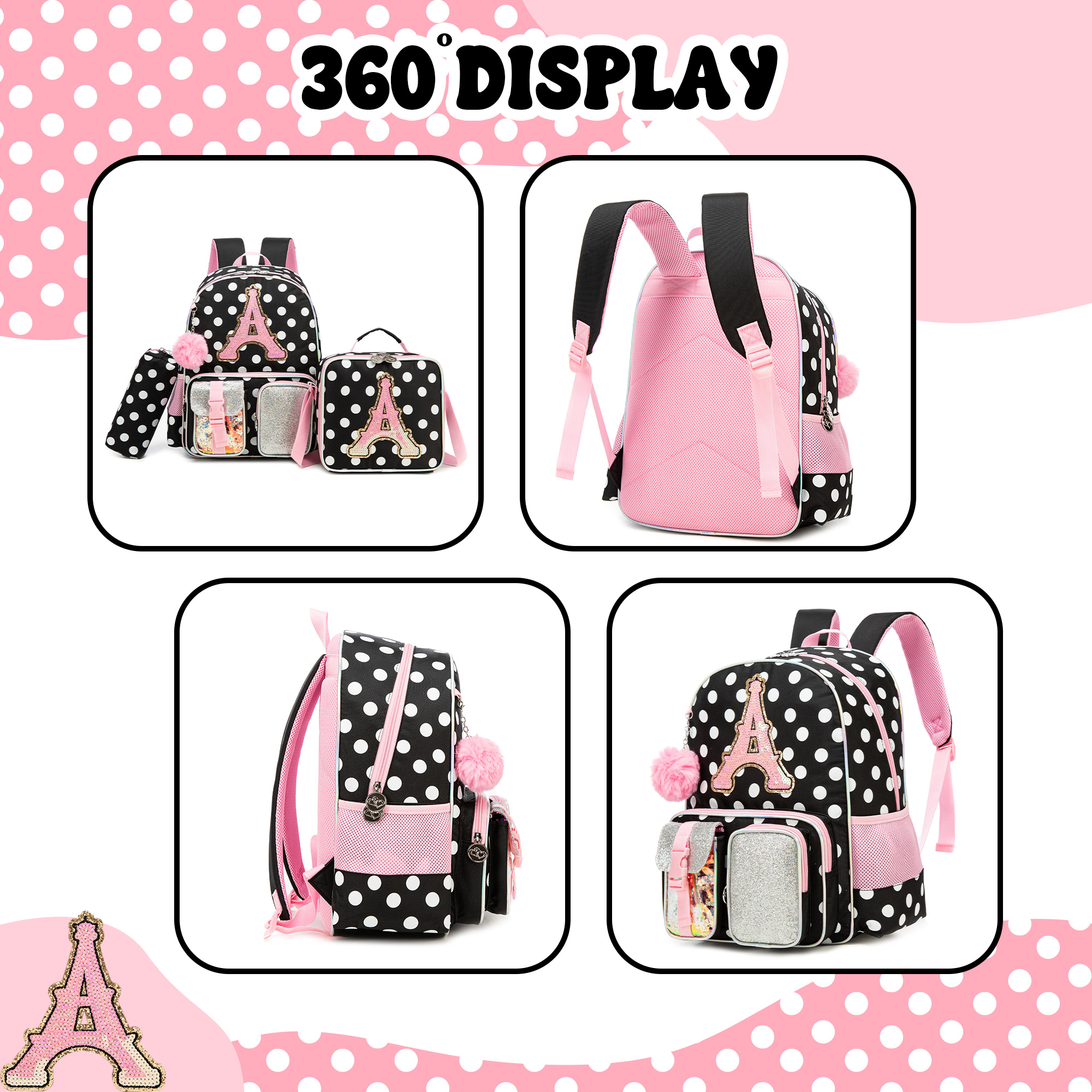 Backpack for Girls Letter Back - School Backpack Teen incelemesi ve fiyatı