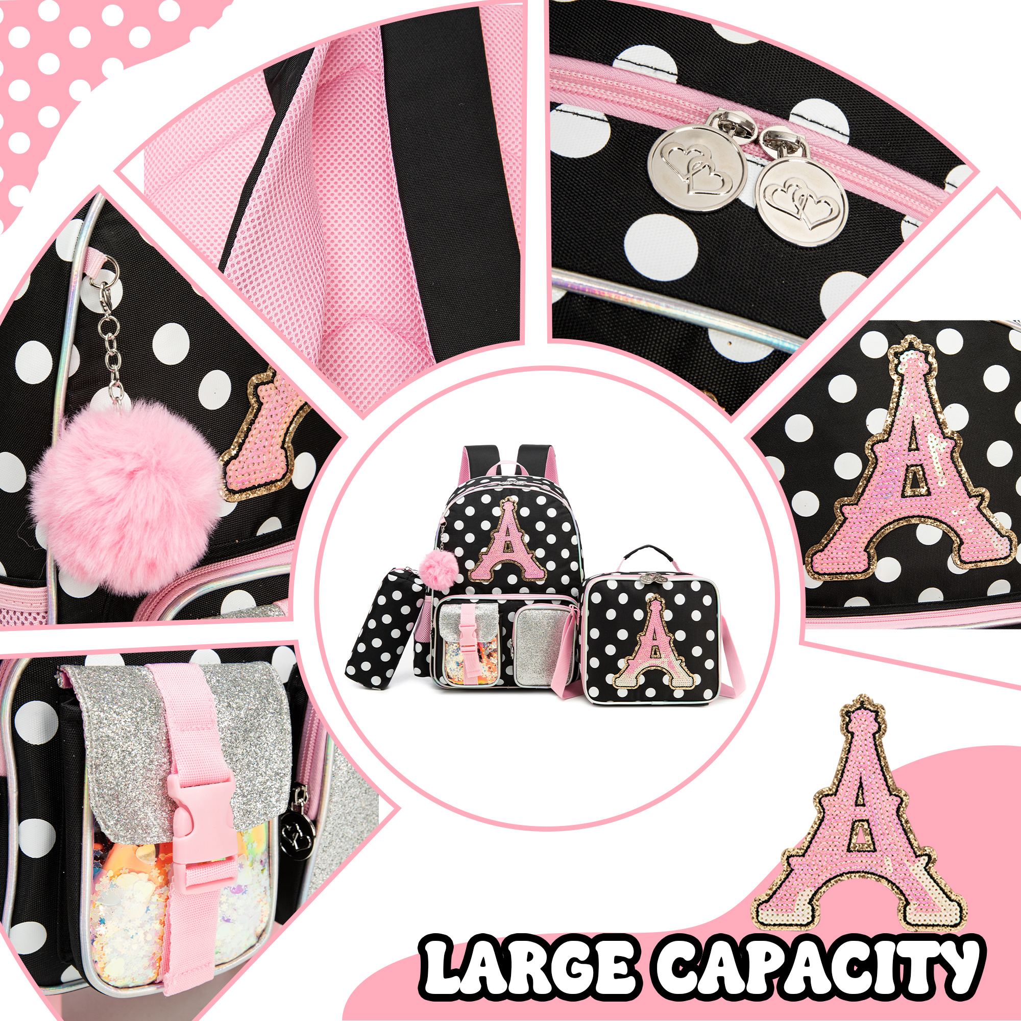 Backpack for Girls Letter Back - School Backpack Teen incelemesi ve fiyatı