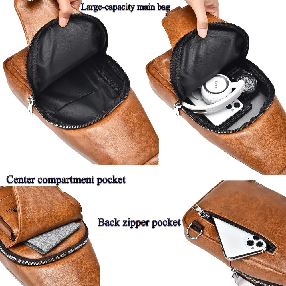 Sling Bag for Men Crossbody Ch - Sling Backpack Shoulder incelemesi ve fiyatı