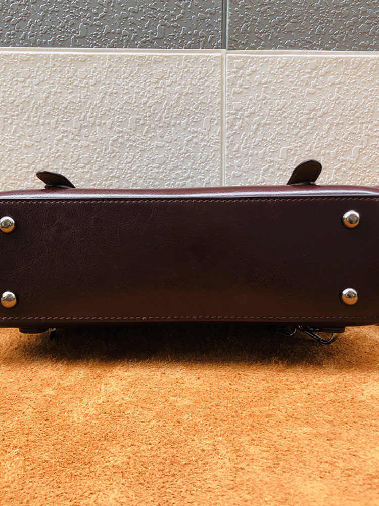 British Style Vintage Cow Spli - Leather Backpack Vintage incelemesi ve fiyatı