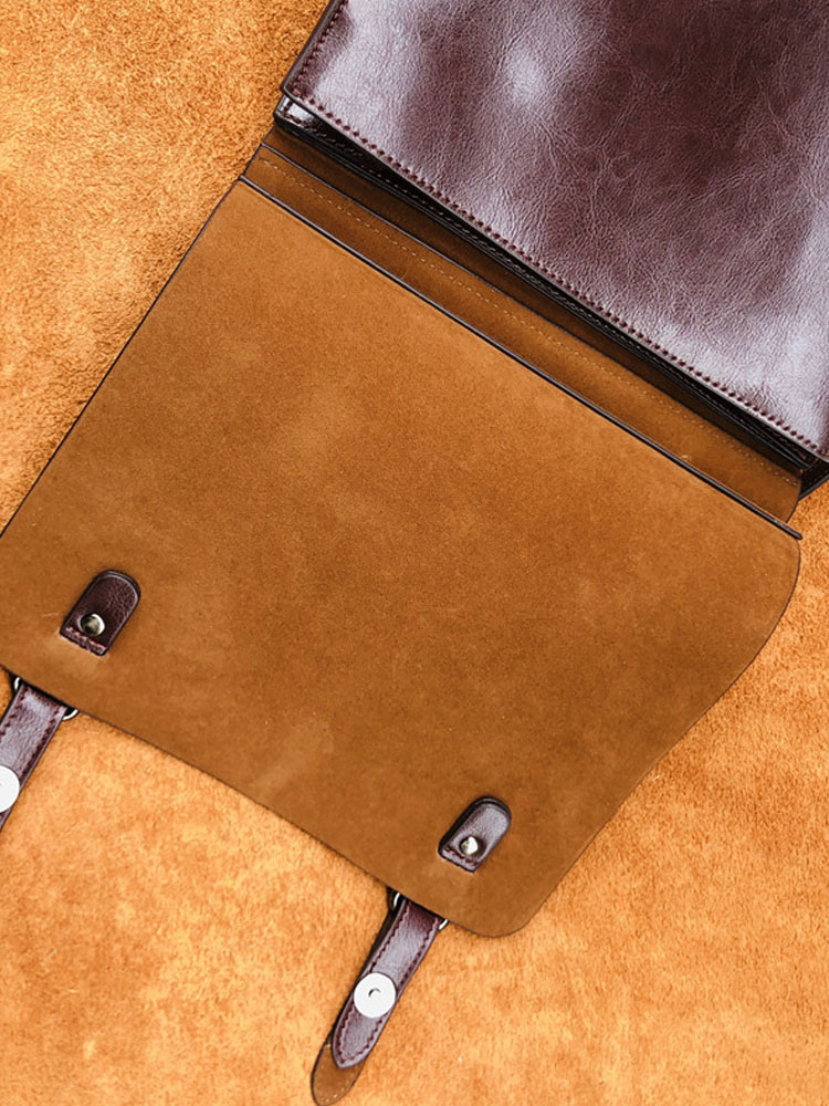 British Style Vintage Cow Spli - Leather Backpack Vintage incelemesi ve fiyatı