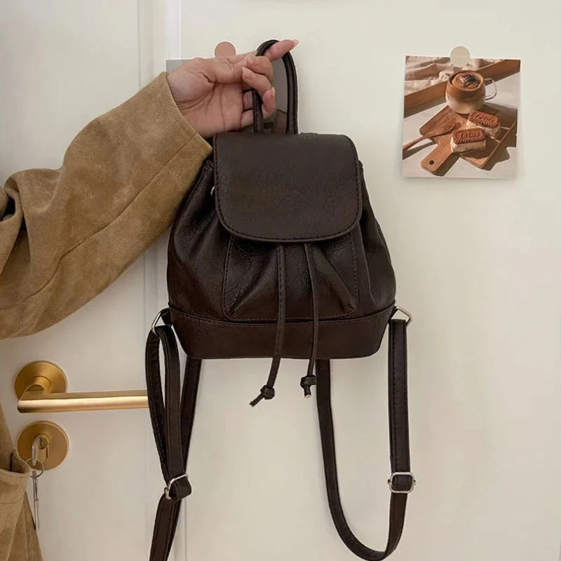 Small Fashion Backpacks School - Leather Backpack Vintage incelemesi ve fiyatı