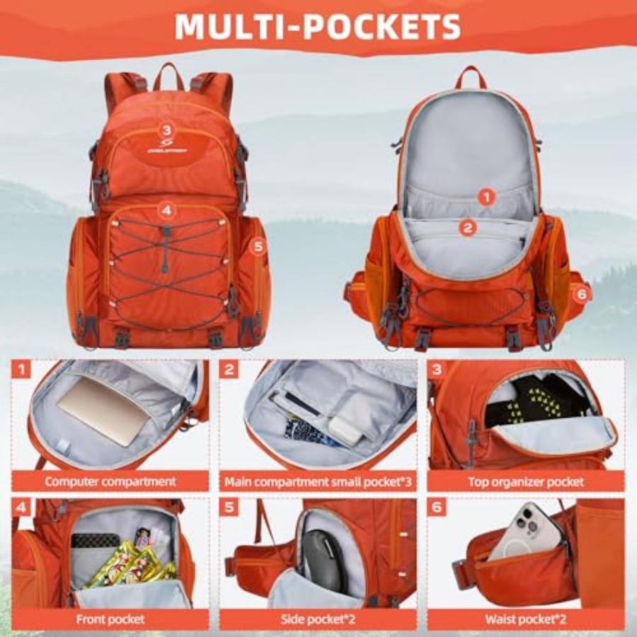Hiking Backpack, 40L Waterproo - Hiking Backpack Waterproof incelemesi ve fiyatı