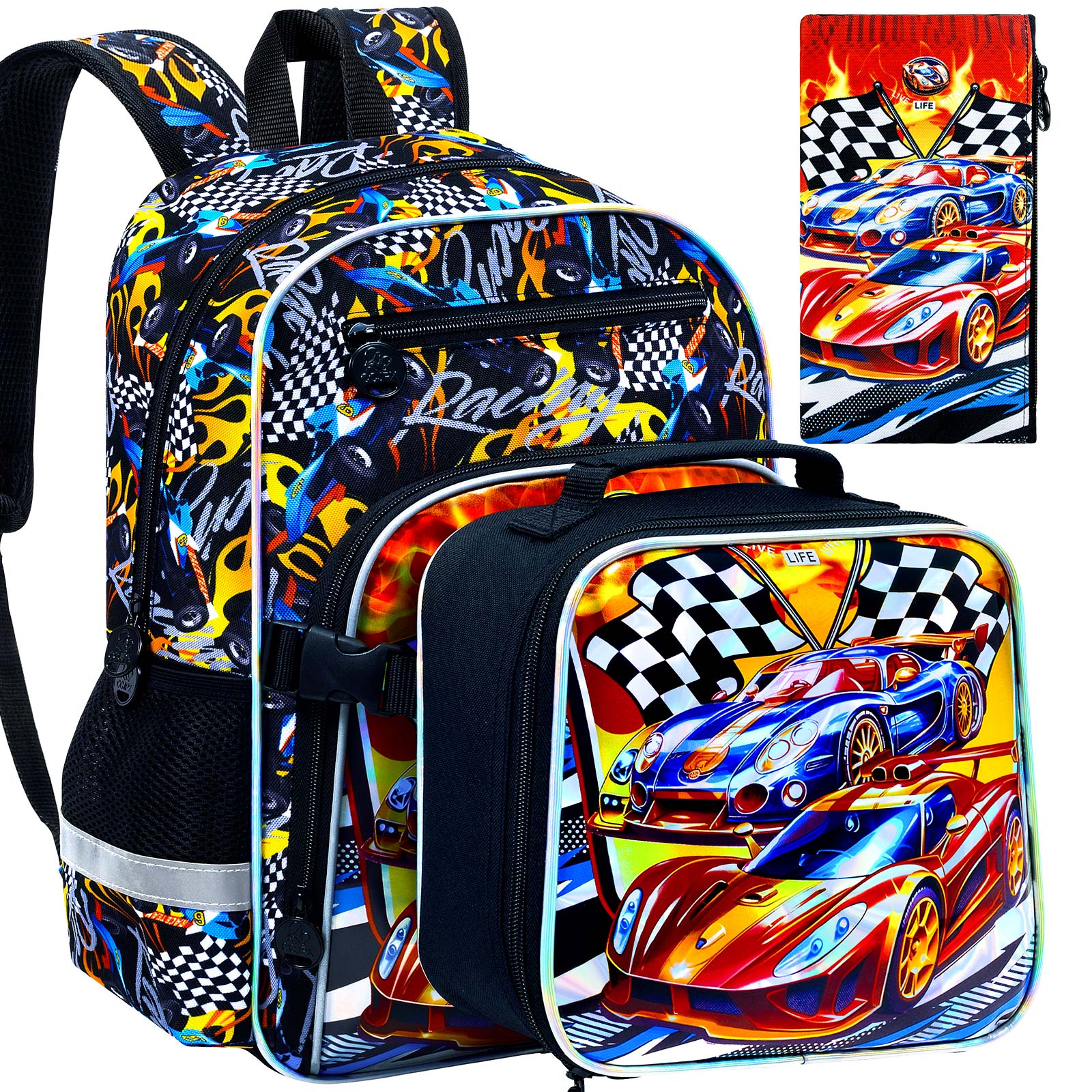 Bookbag for Kids Boys, 3PCS Ba - Hydration Pack Outdoor incelemesi ve fiyatı