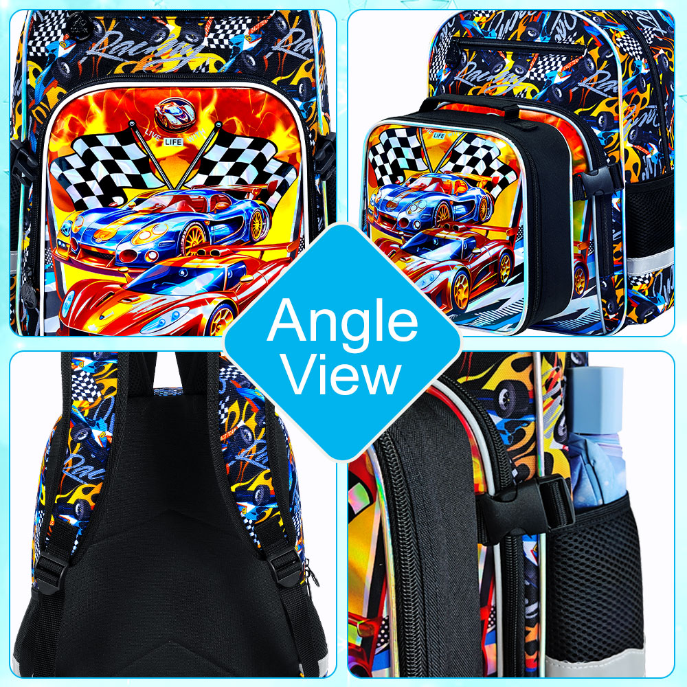 Bookbag for Kids Boys, 3PCS Ba - Hydration Pack Outdoor incelemesi ve fiyatı