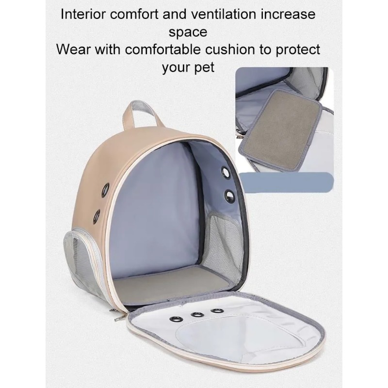 Portable Transparent Pet Backp - Foldable Backpack Small incelemesi ve fiyatı