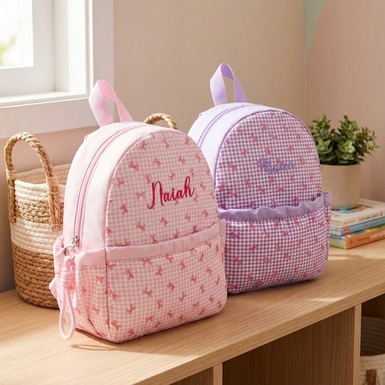 Custom Name-Letter Embroidered - School Backpack Teen incelemesi ve fiyatı