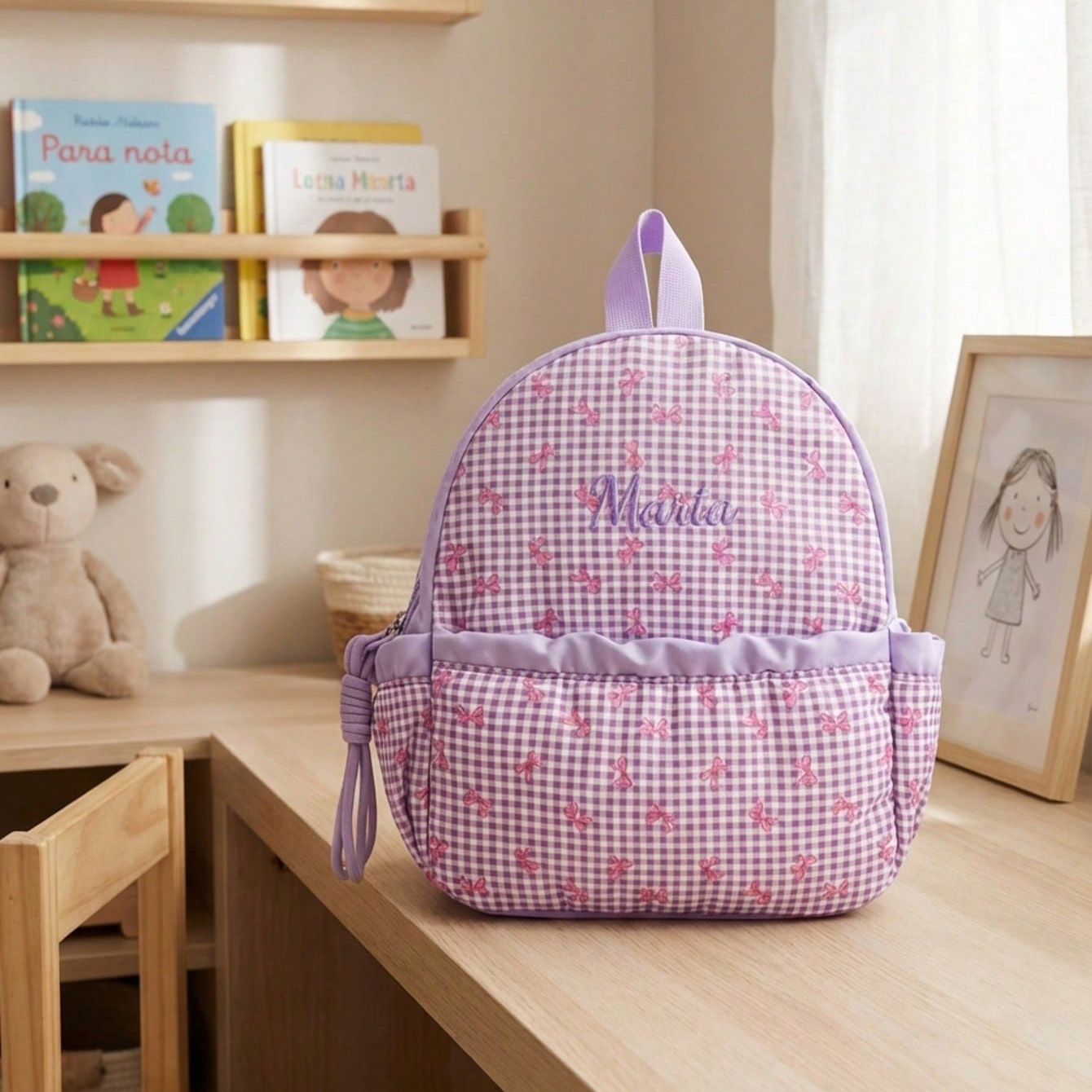 Custom Name-Letter Embroidered - School Backpack Teen incelemesi ve fiyatı