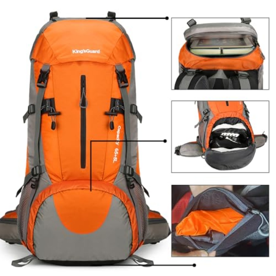 70L Hiking Backpack with Rain  - Hiking Backpack Waterproof incelemesi ve fiyatı