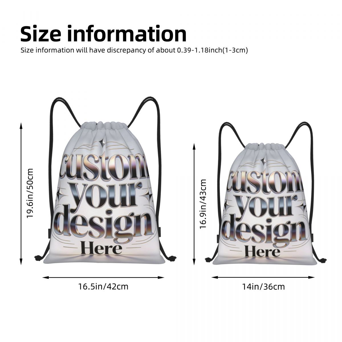 Custom Your Photo Logo Text Dr - Drawstring Gym Bag incelemesi ve fiyatı