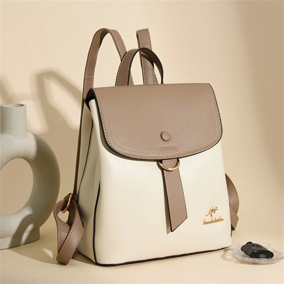2024 High Quality Fashion Prin - Leather Backpack Vintage incelemesi ve fiyatı