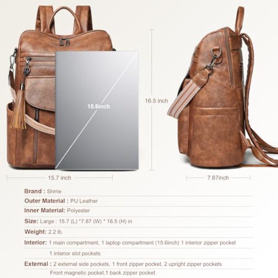 Laptop Backpack for Women 15.6 - Laptop Backpack 15.6 incelemesi ve fiyatı
