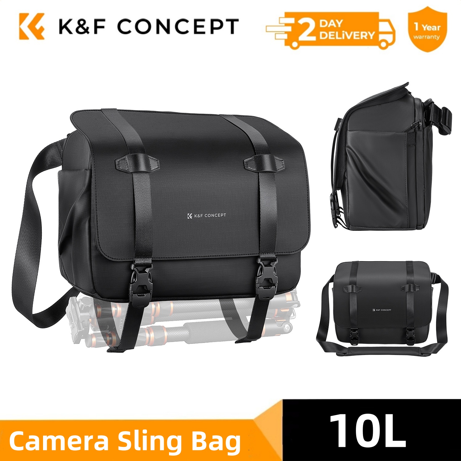 K&F CONCEPT 10L Camera Sling B - Sling Backpack Shoulder incelemesi ve fiyatı