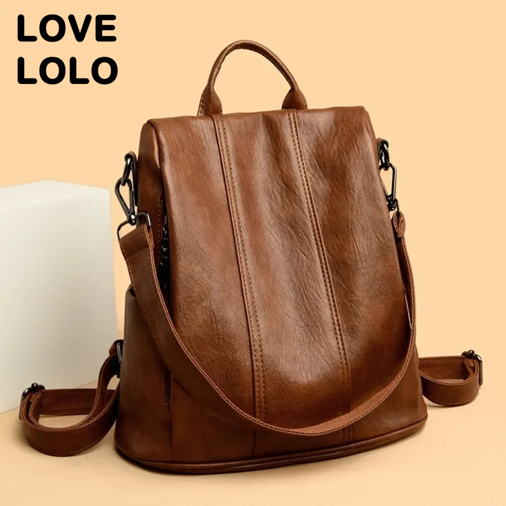 NEW Anti-theft Laptop Backpack - Leather Backpack Vintage incelemesi ve fiyatı