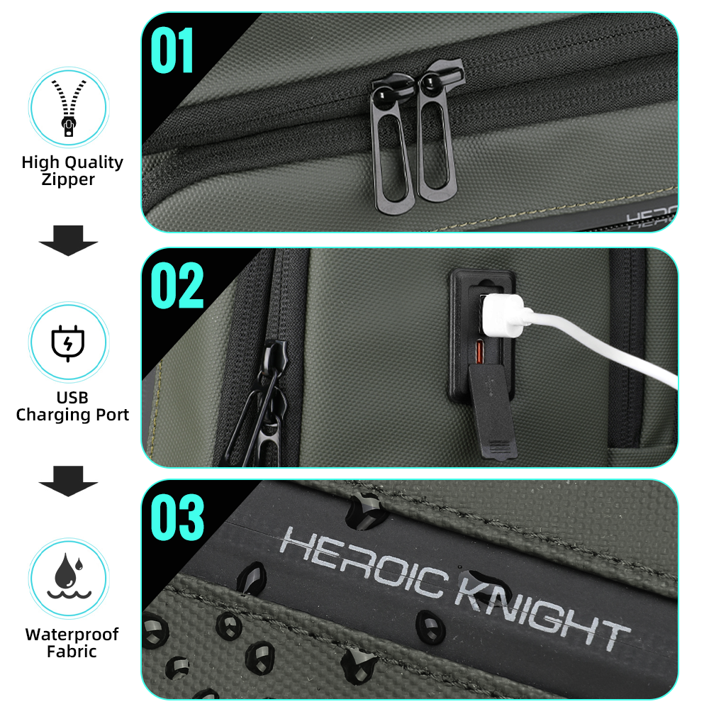 HK Business Men's Backpack 15. - Hiking Backpack Waterproof incelemesi ve fiyatı